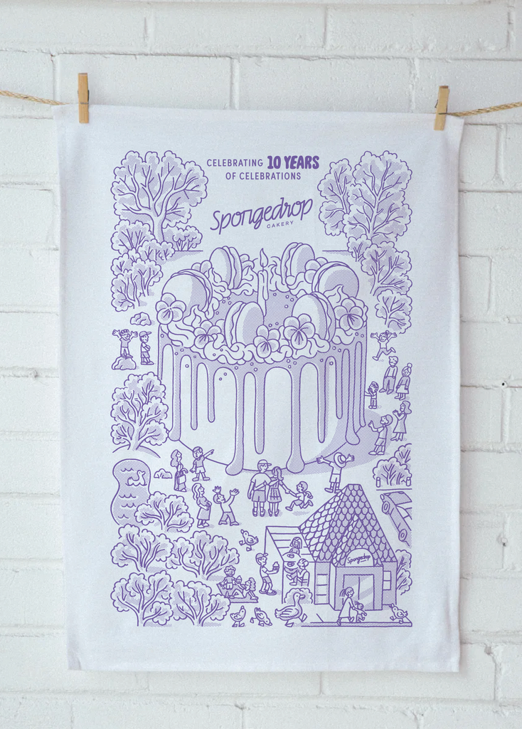 10th Anniversary Tea Towel