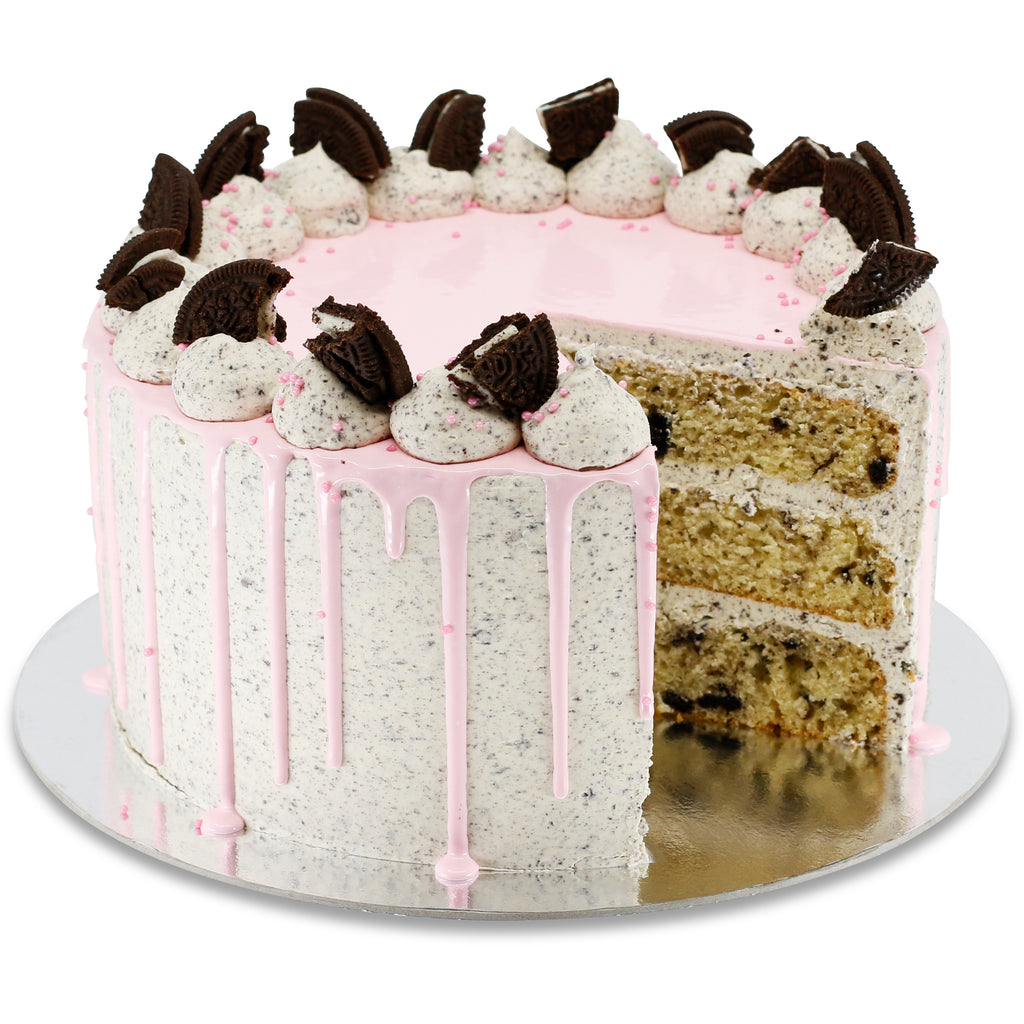 Mint Chocolate Oreo Cookies and Cream Cake